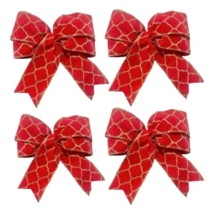 Kit 12 Laços Grande Decoração Enfeite Árvore Natal